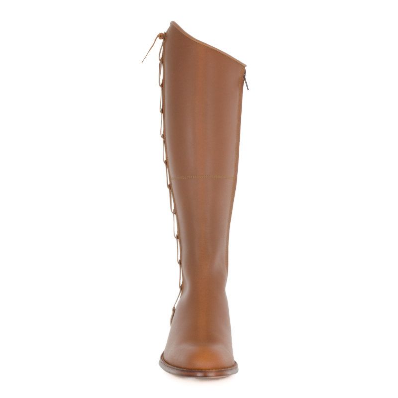 BOTA DE MONTAR CON ADORNO DE POLAINA EN TIRA. LAZZO BOOTS