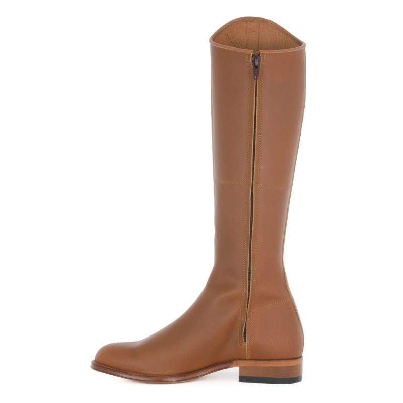 BOTA DE MONTAR CON ADORNO DE POLAINA EN TIRA. LAZZO BOOTS