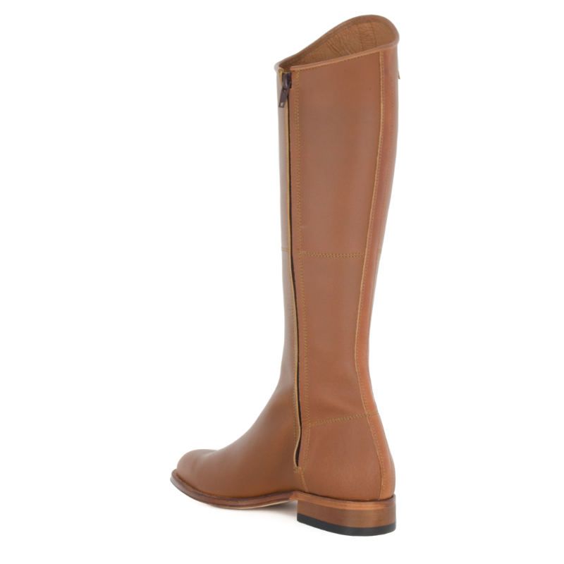 BOTA DE MONTAR CON ADORNO DE POLAINA EN TIRA. LAZZO BOOTS