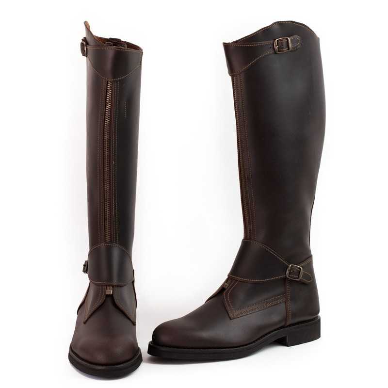 BOTA DE POLO ENGRASADA CON TACON RODADO. MARJOMAN. IBERIANHORSESHOP