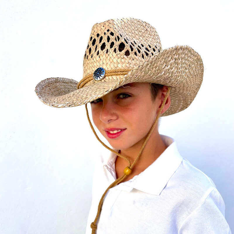 GORRO SOMBRERO PAJA COWBOY MAHLA Nº466 AJUSTABLE