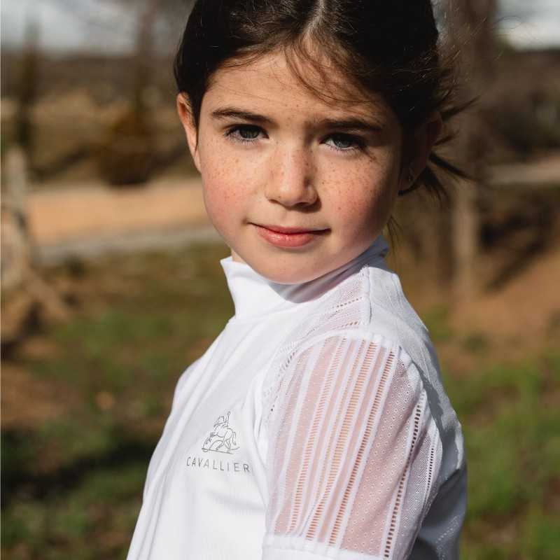 Camiseta hipica de concurso CONTESSA KIDS manga corta Cavalliera