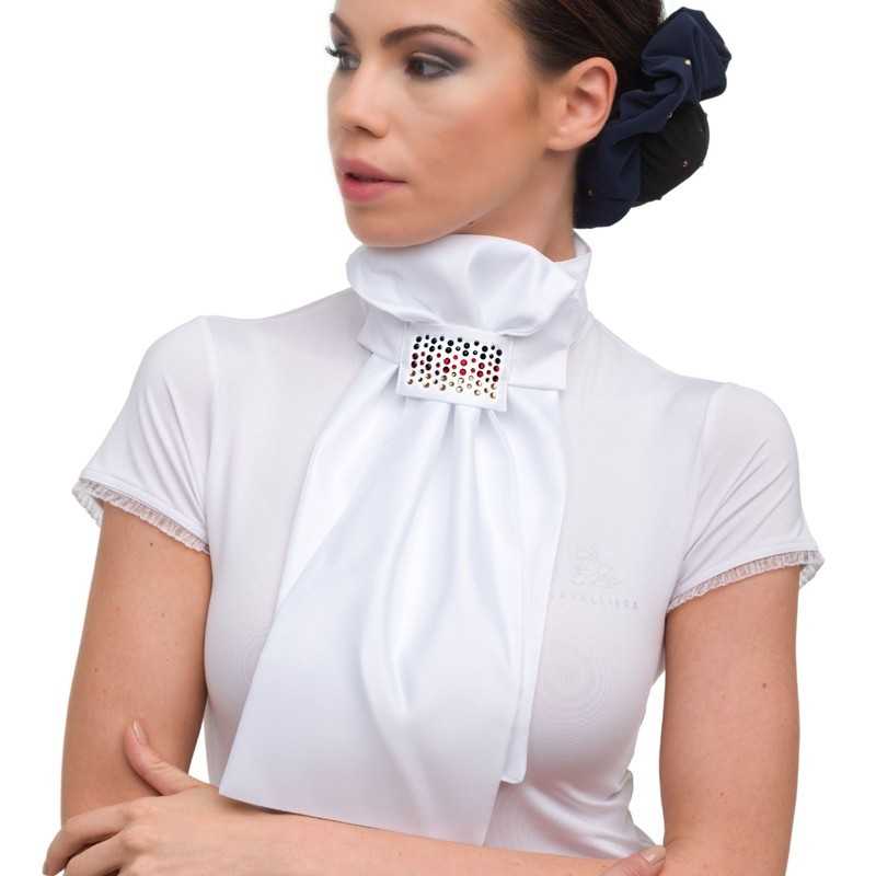 Plastron hipico CUSTOM CRYSTALLIZED