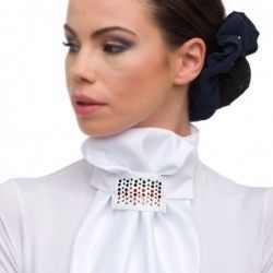 Plastron hipico CUSTOM CRYSTALLIZED