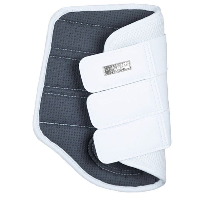 Classic Mesh Brushing Boots White Silver