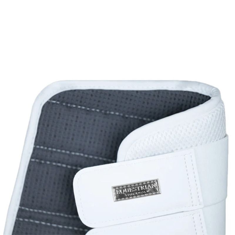 Classic Mesh Brushing Boots White Silver