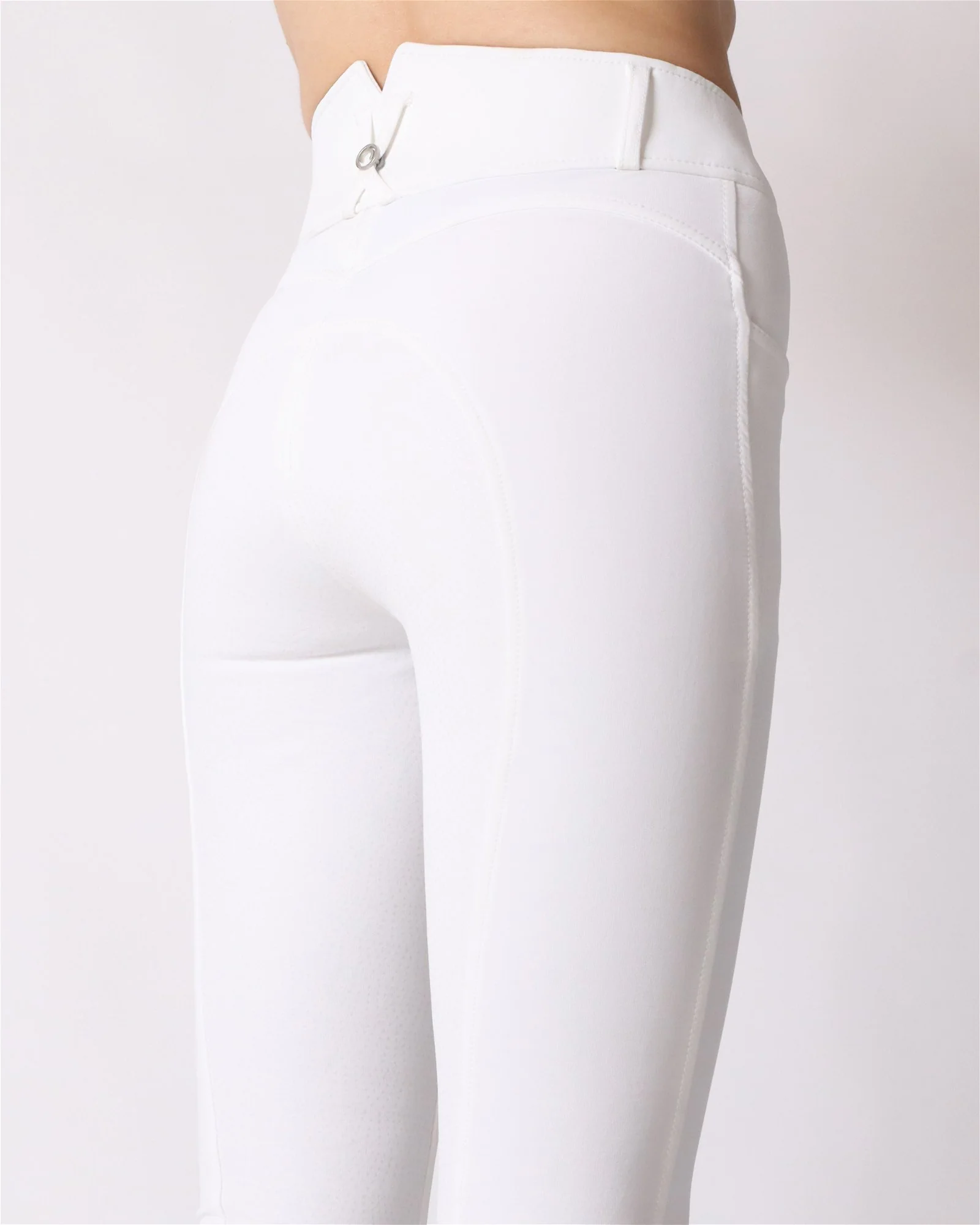 Breeches Megan Yati Tiro Alto Blanco