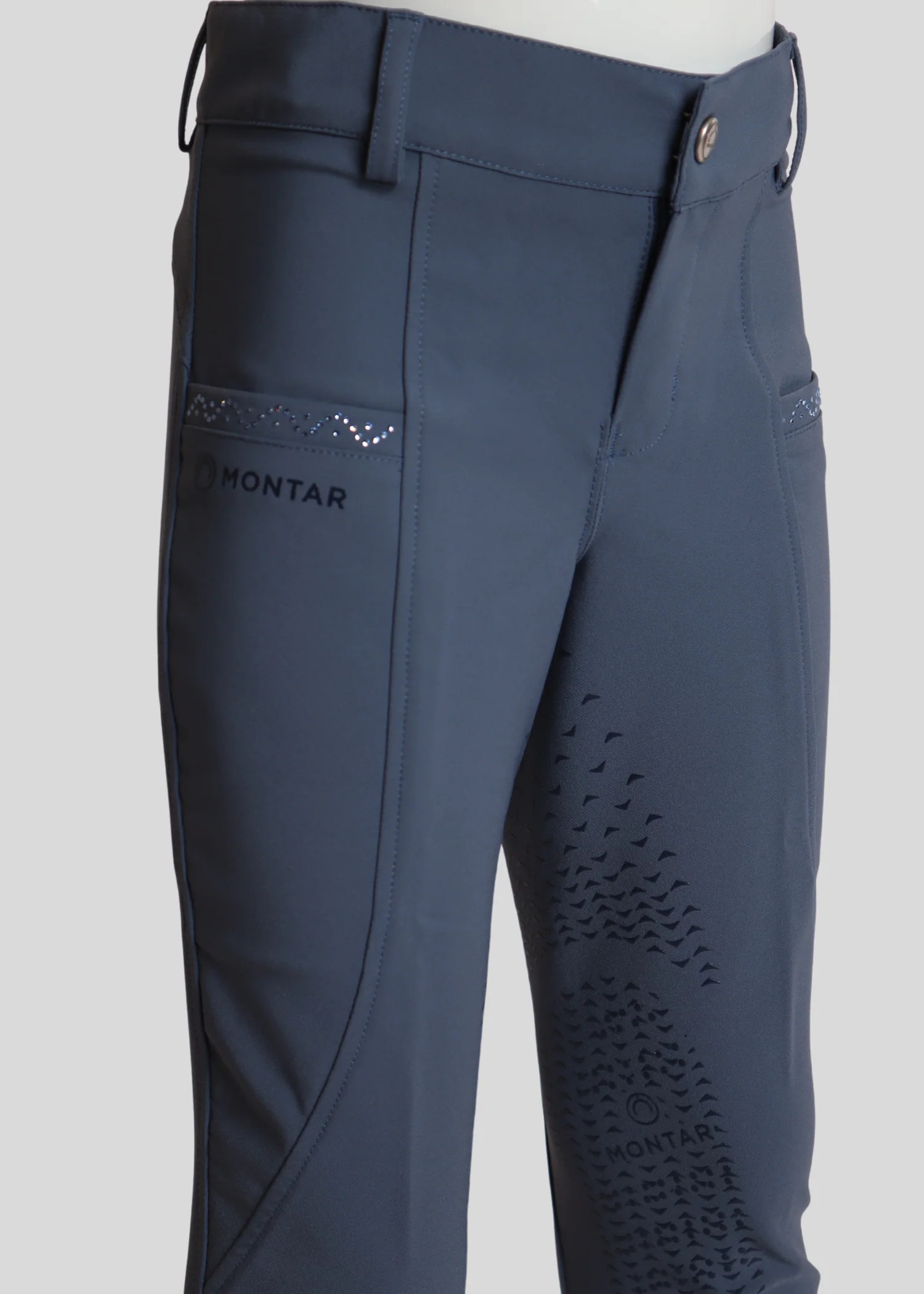 PANTALON JUNIOR CRYSTAL AJUSTABLE AZUL PALOMA