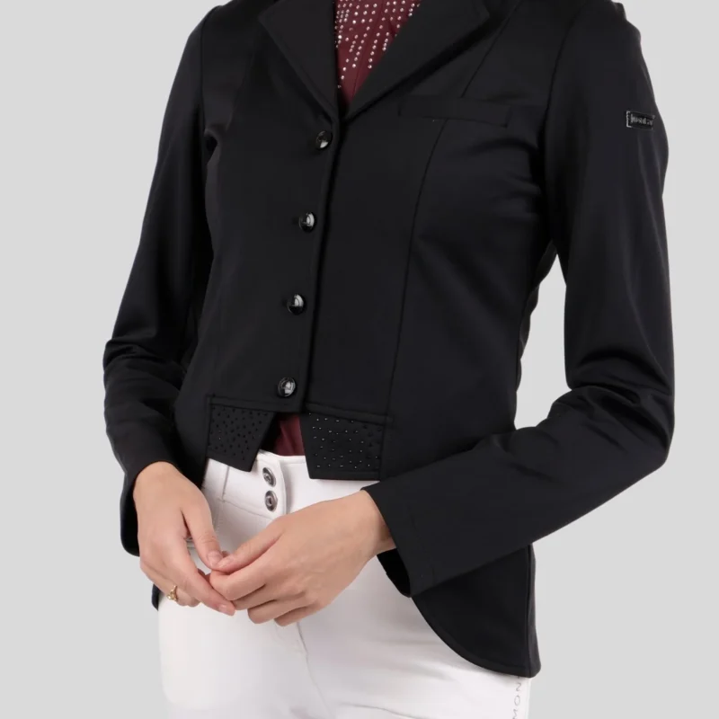 Frac corto Softshell Negro