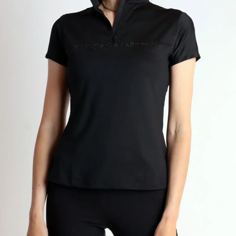 POLO MOAVIANA CRYSTAL NEGRO