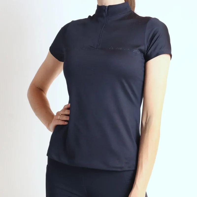 POLO MOAVIANA CRYSTAL AZUL MARINO