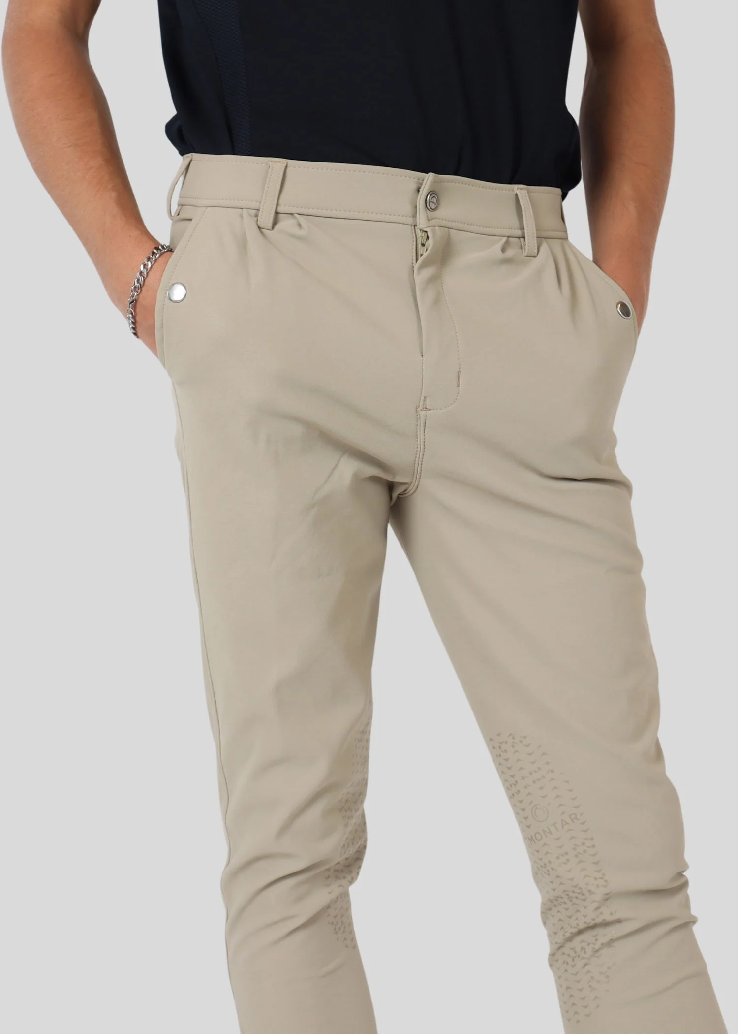 Pantalon Gary Hombre - Kneegrip - Beige