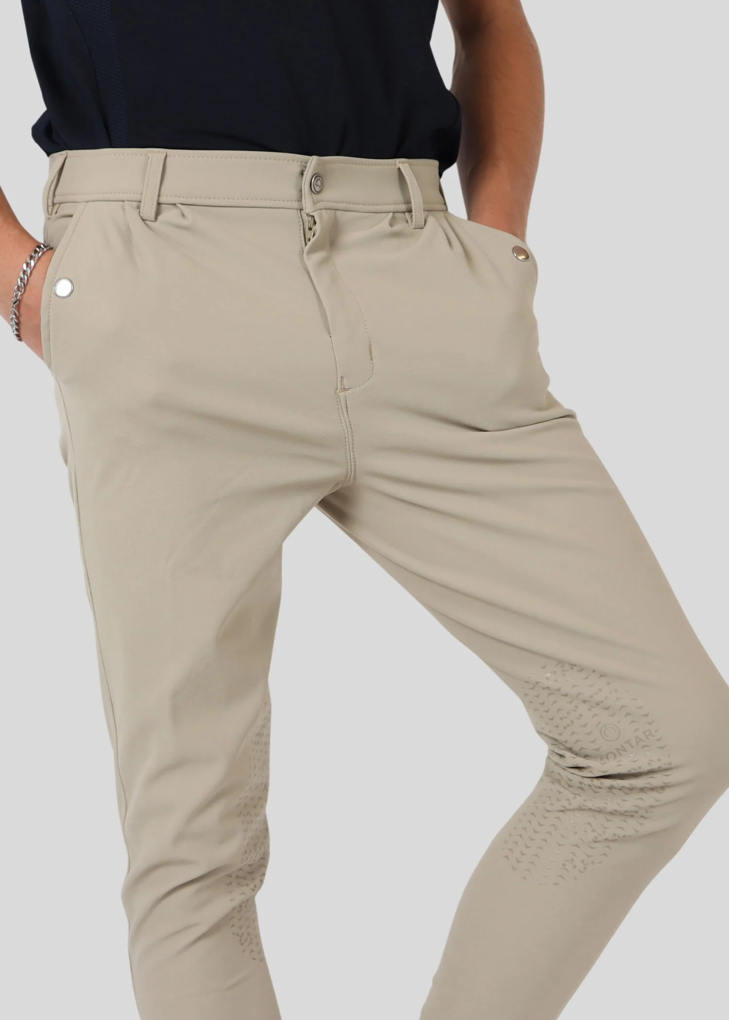 Pantalon Gary Hombre - Kneegrip - Beige