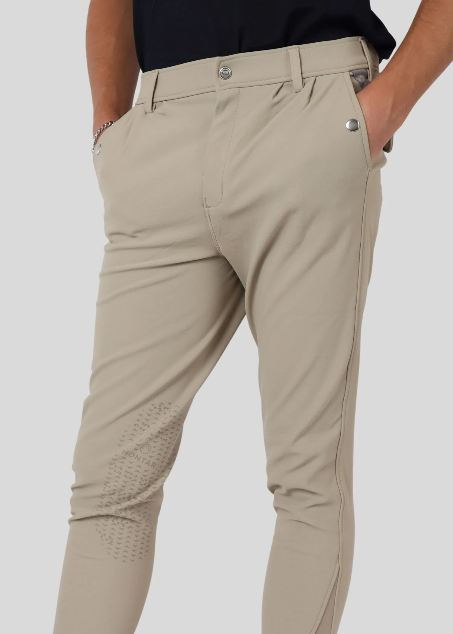 Pantalon Gary Hombre - Kneegrip - Beige