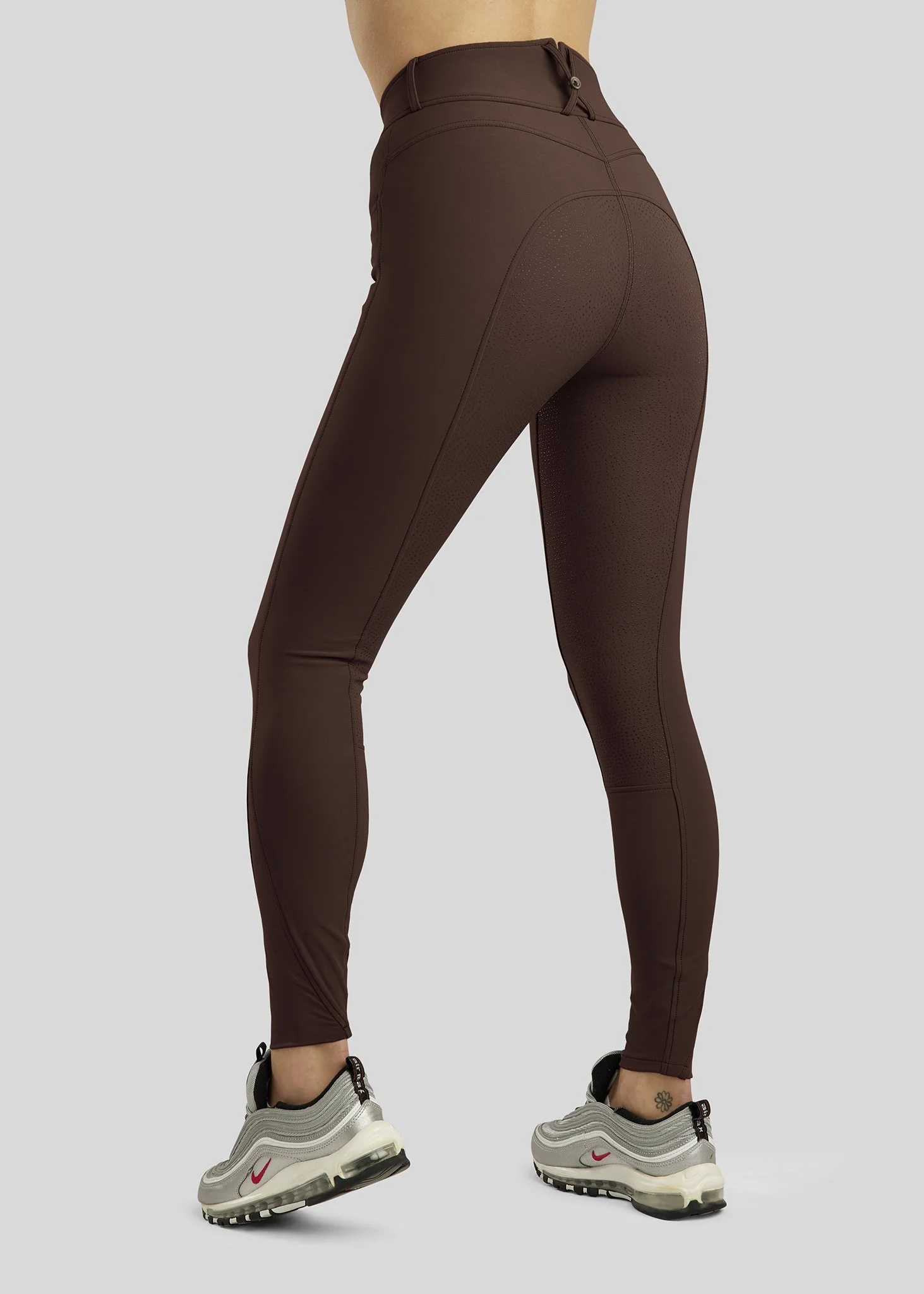 Breeches Megan Yati Tiro Alto Marron