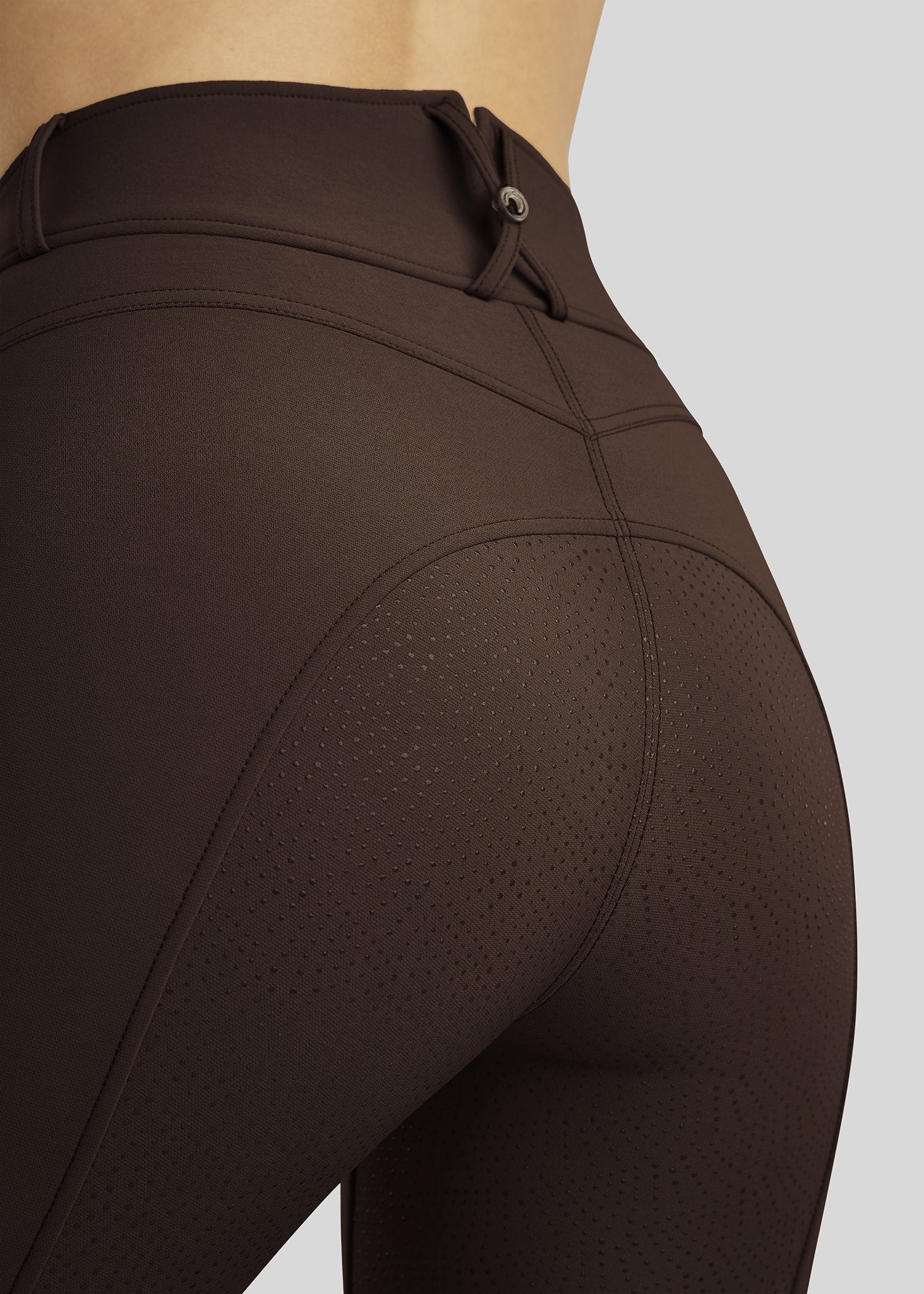 Breeches Megan Yati Tiro Alto Marron