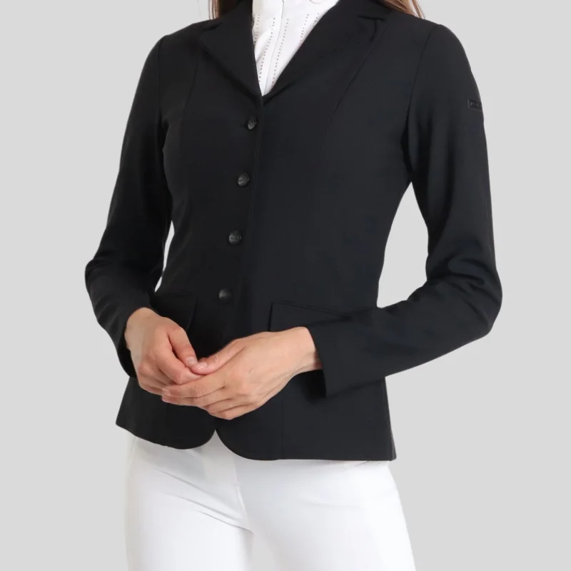 Chaqueta de competicion con cremallera Kathy - Negro