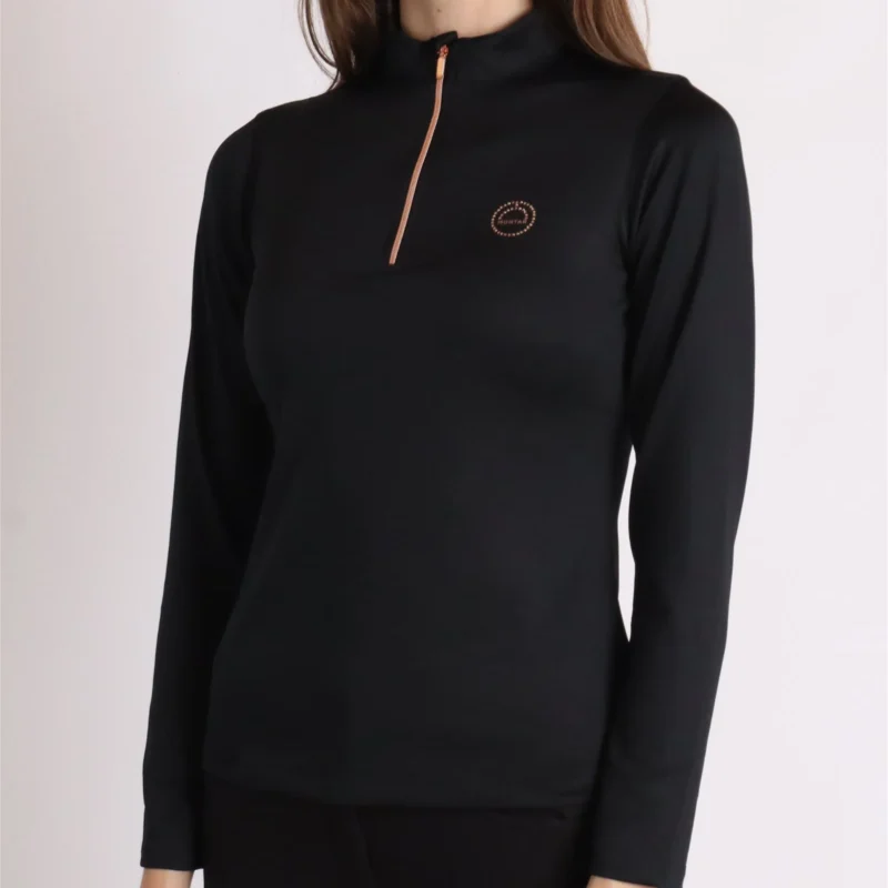 Polo Everly Oro Rosa Junior Negro