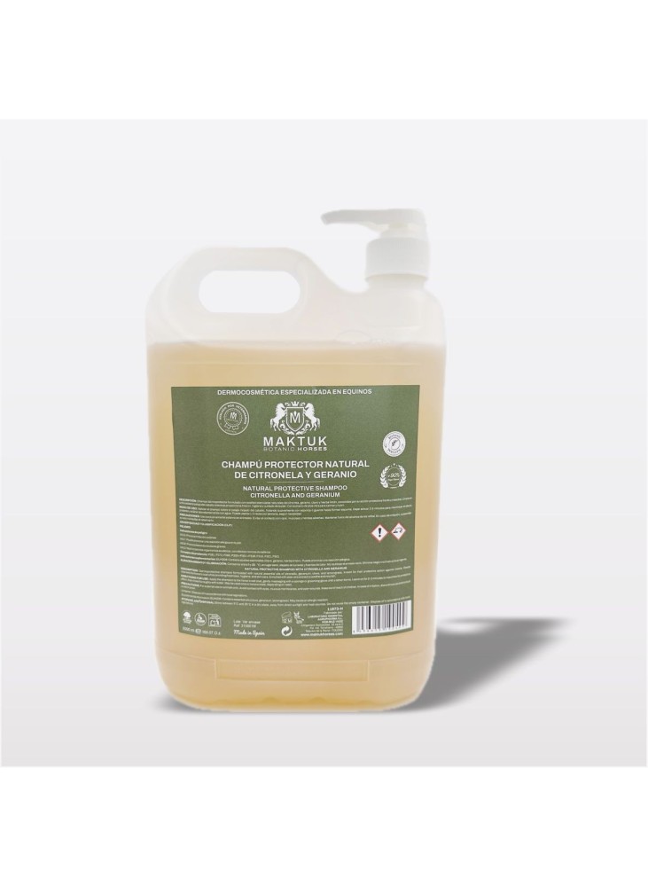 Champú Protector Natural De Citronela Y Geranio 5000 Ml